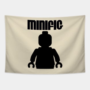 Retro Large Black Minifig, Customize My Minifig Tapestry