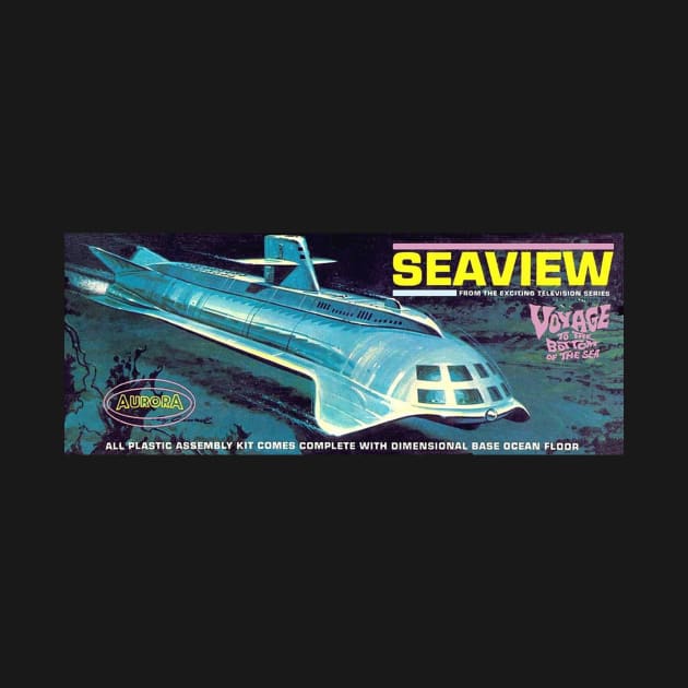 Vintage Model Kit Box Art - Aurora Voyage to the Bottom of the Sea by Starbase79