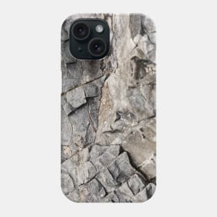 Tiny Squares Chissled Into Rock Formation Phone Case