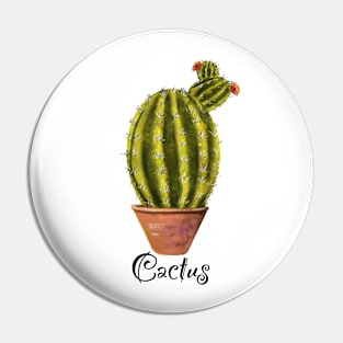 Cactus Maniac Pin