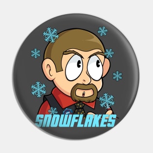 MDF Freeze Emoji "Snowflakes" Pin