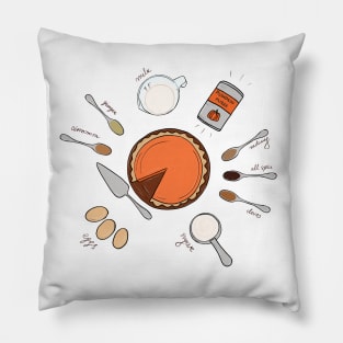 Pumpkin pie recipe Pillow