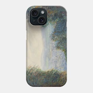 The Auvers Valley on the Oise River by Auguste Renoir Phone Case