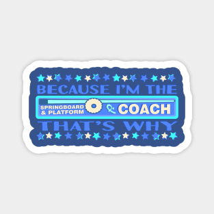 Springboard & Platform Diving Coach Magnet