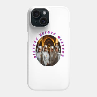 Sisters before misters, cool galentines girls,galantines, Phone Case