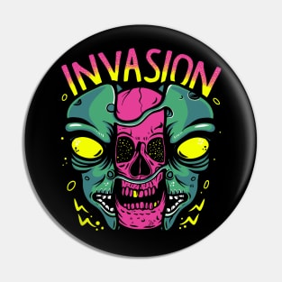 Alien Invasion Pin