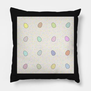 Easter Egg Pattern Pillow