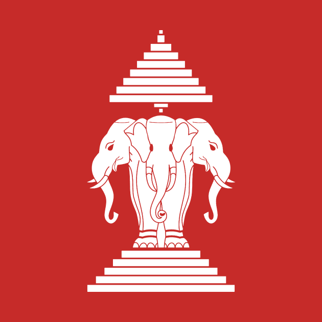 Flag of Laos (1952-1975) by truthtopower