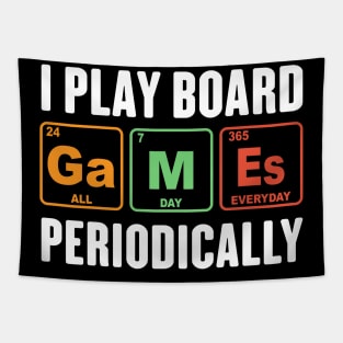 Board Games Periodically - Gamer Science Lover Tapestry