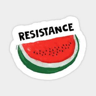 Watermelon and Resistance Palestine Magnet