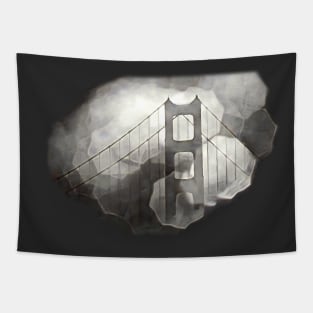 Golden Gate Noir Tapestry