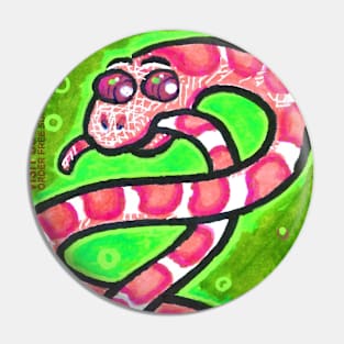 Confused Ouroboros Slap Pin