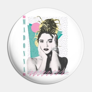 Madonna // Original 80s Vintage Style Design Pin