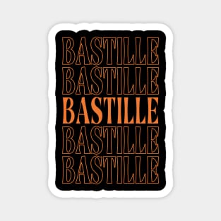 Retro Gifts Name Bastille  Personalized Styles Magnet