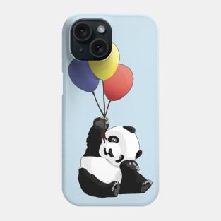 Panda with Balloons Phone Case