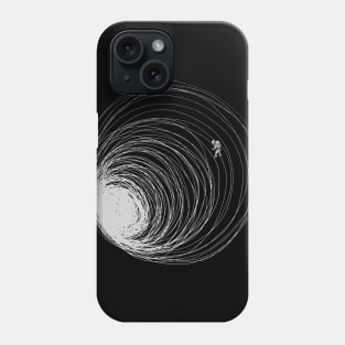 Black Hole Astronaut Lost in Space by Tobe Fonseca Phone Case