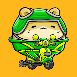 Cute Hamster Online Driver T-Shirt