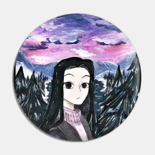 Purple Girl Pin