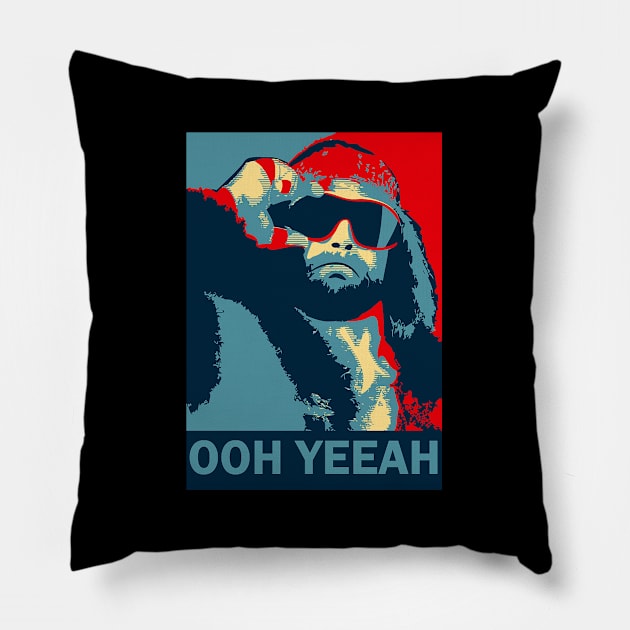 Macho Man Ring Warrior Pillow by Geometc Style