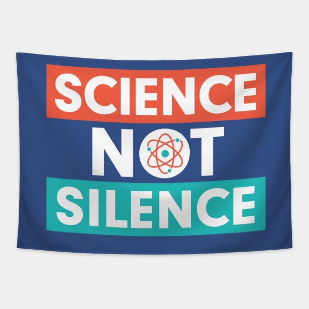 Science Not Silence Tapestry by mamita