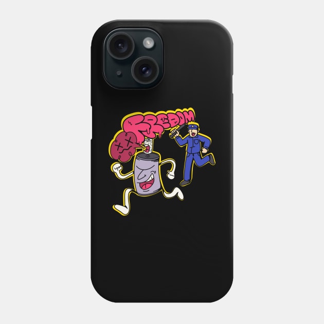 Freedom grafity Phone Case by AlvnArt