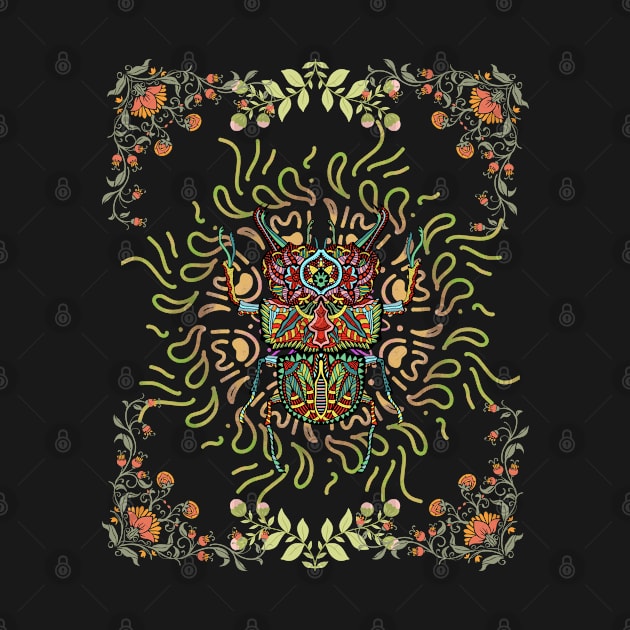 Beetle Mandala - Symetric design by MagicTrick