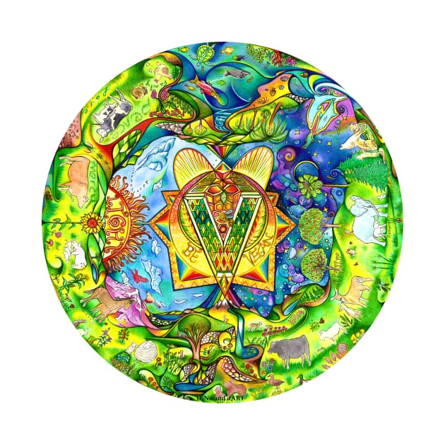 Vegan Mandala by ARTofDiNo