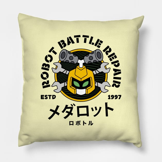 Metabee Robot Repair Pillow by Lagelantee