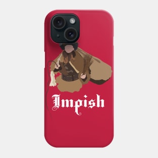 Dwight Schrute Impish Belsnickel Art – The Office (white text) Phone Case