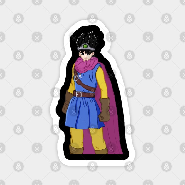 Erdrick - Dragon Quest Magnet by SailorFabs