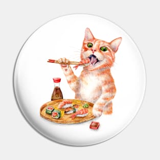 Sushi cat Pin