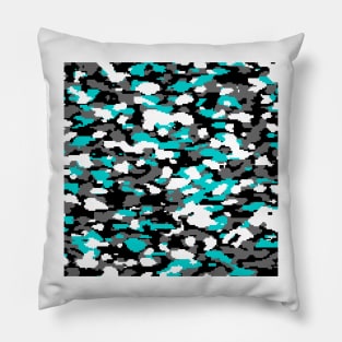 Tidal wave Camo pattern digital Camouflage Pillow