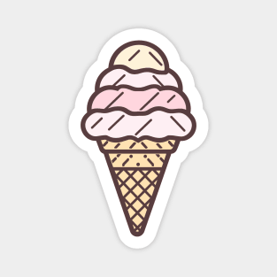 Ice Cream - Fun in Every Bite! Magnet