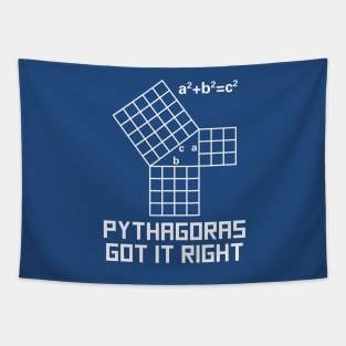 Pythagoras Got It Right Tapestry