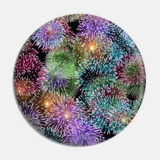 Fireworks bonanza - Multiple colourful effects combined Pin