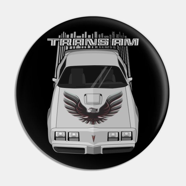 Firebird Trans Am 79-81 - silver and black Pin by V8social