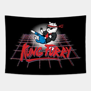 Kung Furry Tapestry