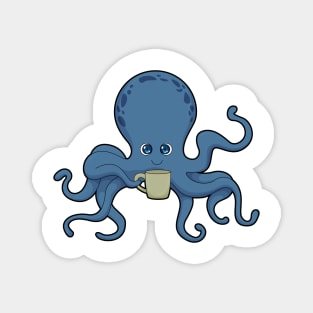 Octopus Coffee Mug Magnet