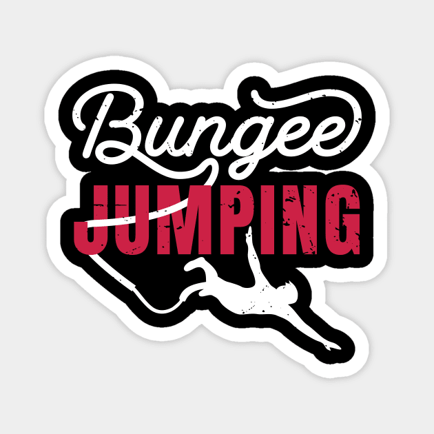 Bungee Jumping / bridge jumping lover / bungee jumping present / bungee jumping gift idea Magnet by Anodyle