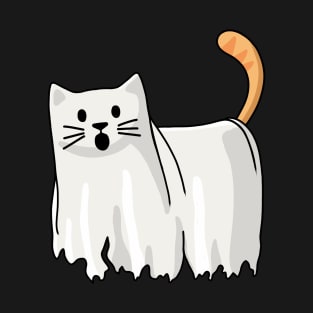 Ghost Cat Costume T-Shirt