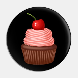 chocolate cupcake Pin