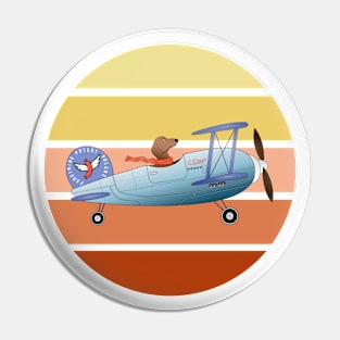 The Flying Sausage Pin