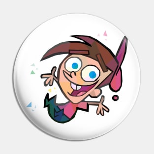 Geometric Timmy Turner Pin