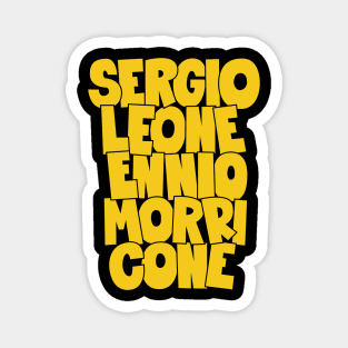 Sergio Leone and Enio Morricone - Spaghetti Western Magnet