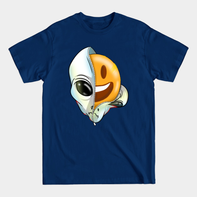 Disover Creepy Smiley Face Smiling Alien - Smiley Face Emoji - T-Shirt