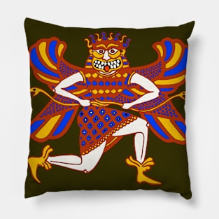 Red Medusa Pillow