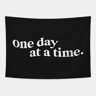 One Day at A Time Quote Tapestry