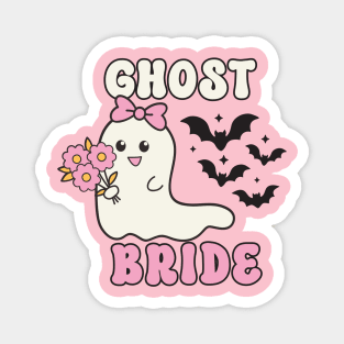Cute Ghost Bride Halloween Magnet