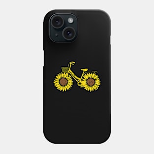 Sunflower Bicycle Cyclist Phone Case