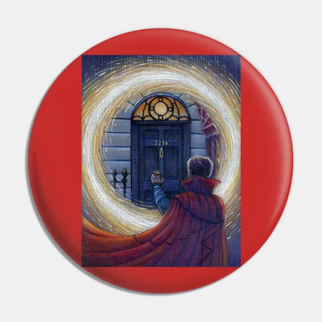 Sherlock Strange Pin by illustore